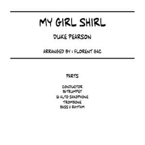 My Girl Shirl (Duke Pearson) - SEXTET JAZZ COMBO
